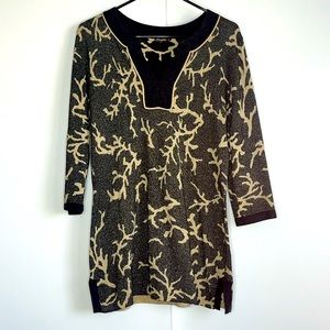 J.McLaughlin Goldshimmer top